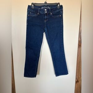 American Eagle cropped jeans artist